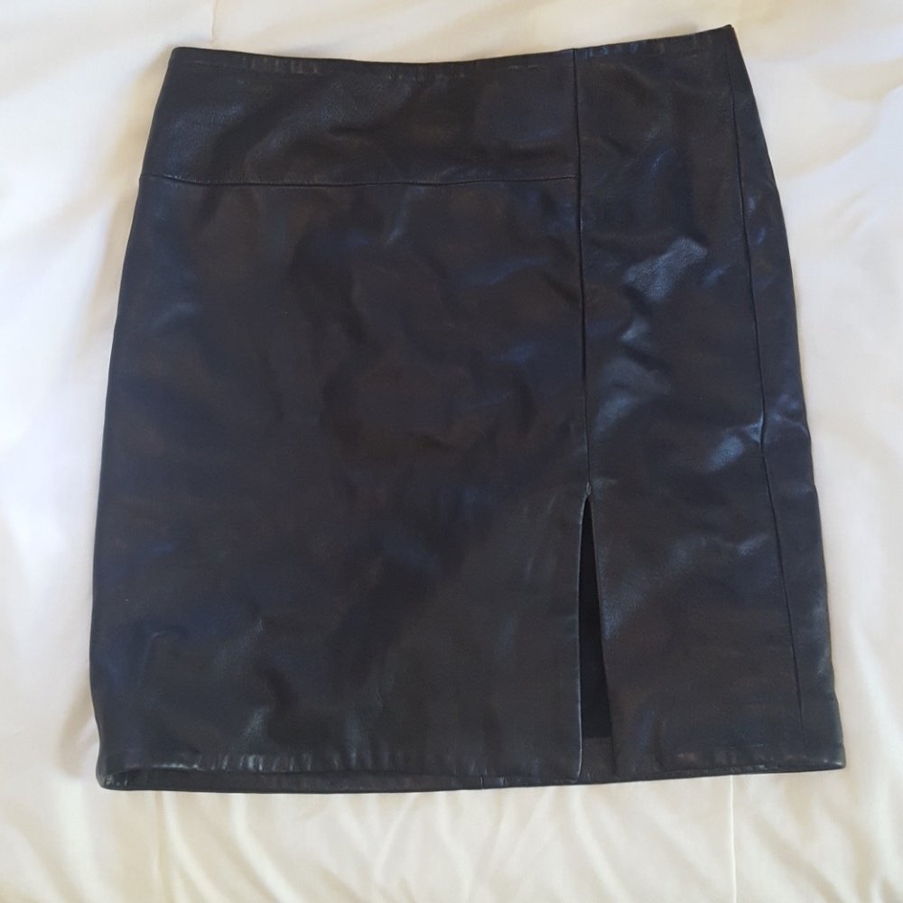 M. Patmos Nappa leather skirt, 2